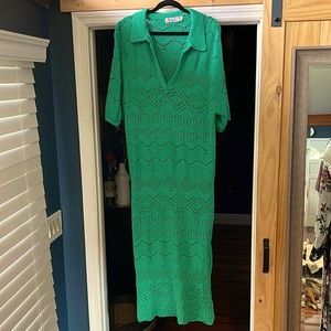 Gorgeous Free People beach crocheted cover up